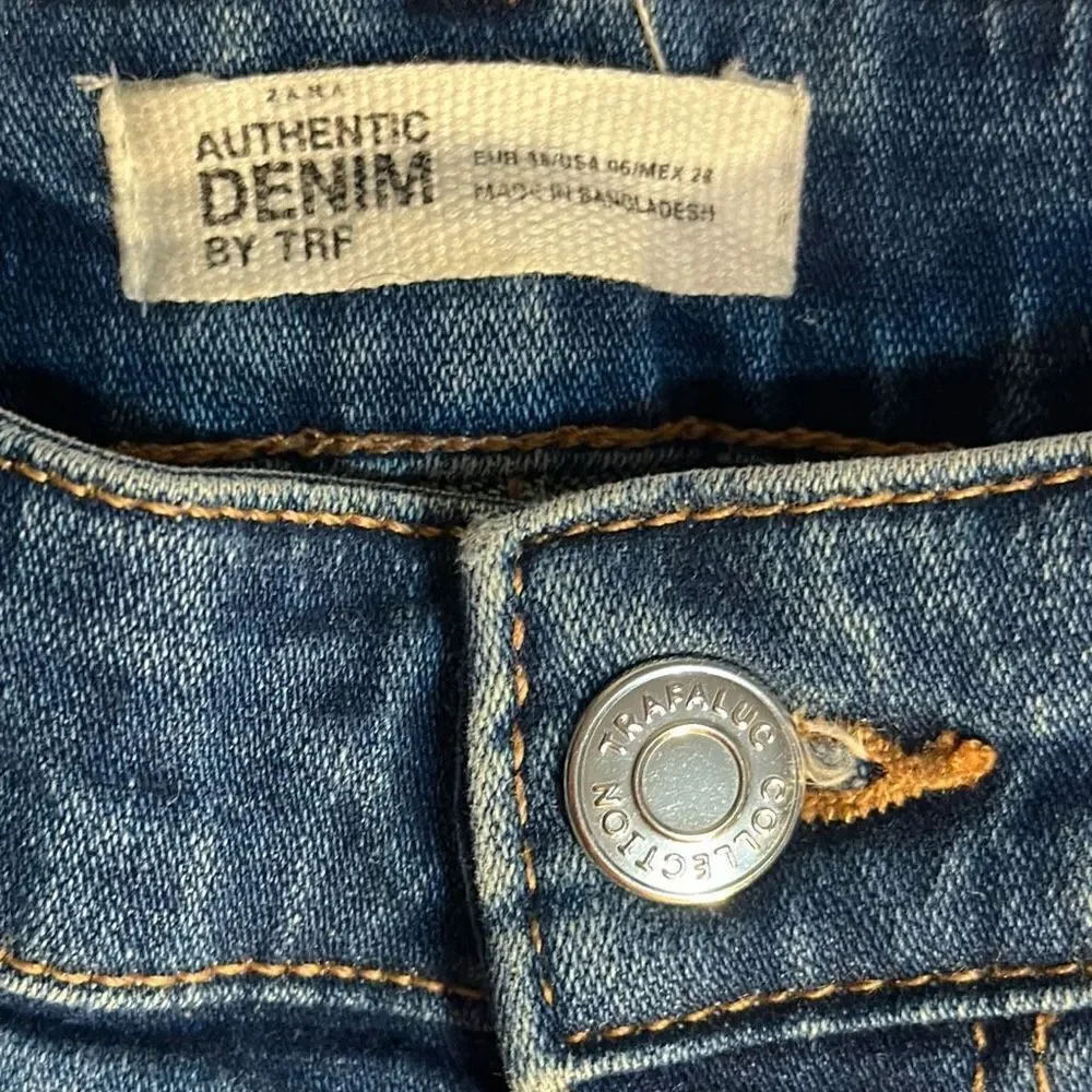 Zara Jeans Trafaluc Size 2. Inseam 26 inches Hi-Rise Skinny